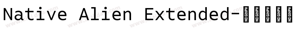 Native Alien Extended字体转换